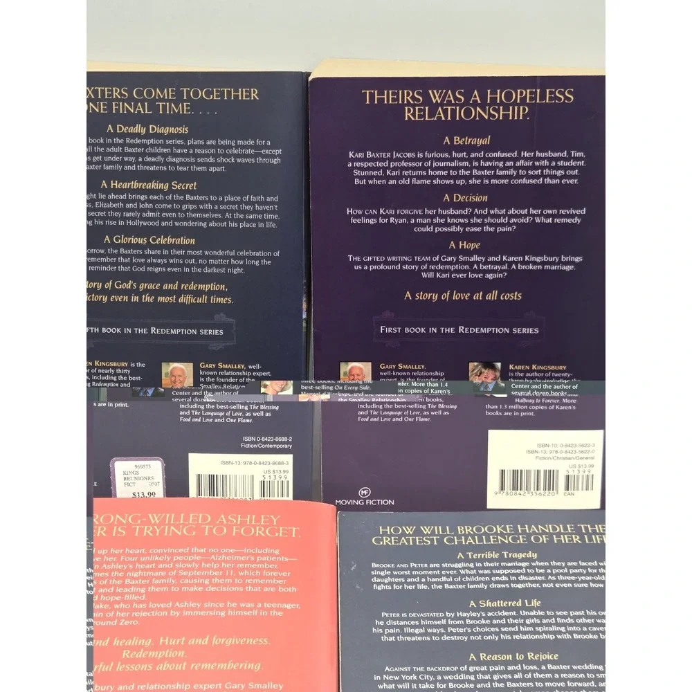 Redemption series by Karen Kingsbury & Gary Smalley TPB #1-5 complete
